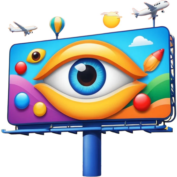 billboard ads emoji