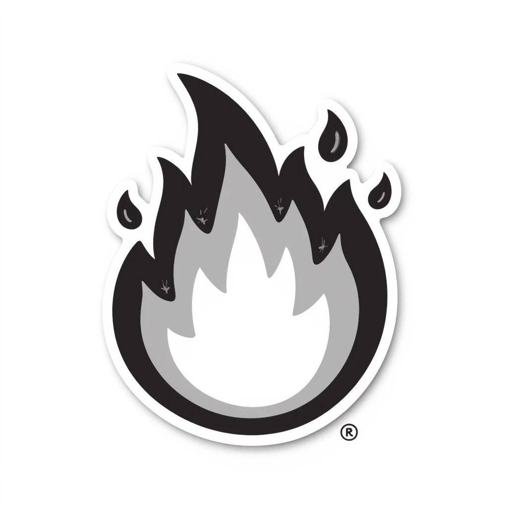 огонь стикер emoji