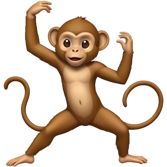 dancing monkey emoji