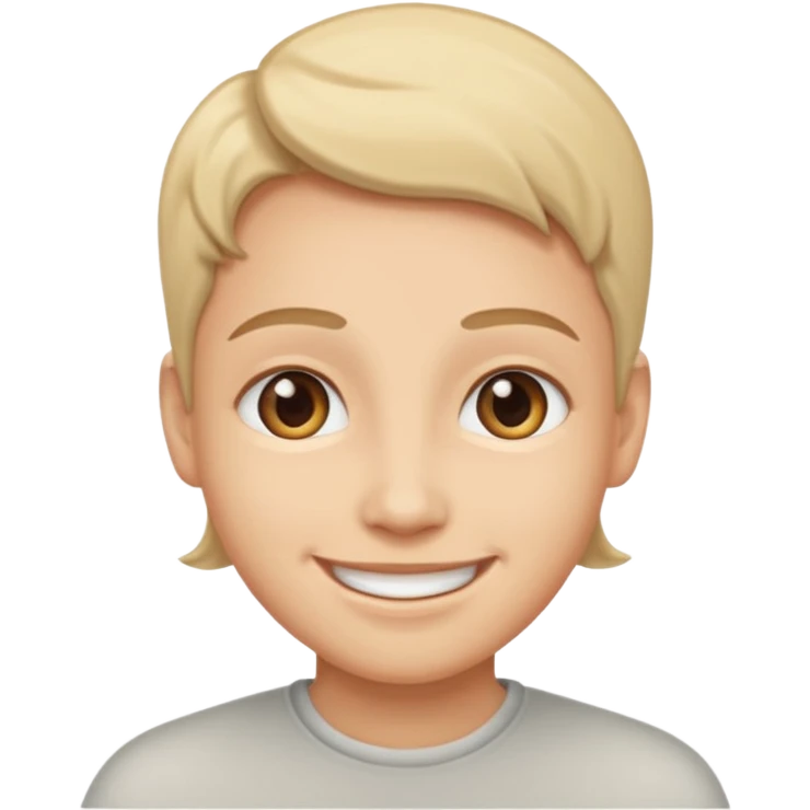 Eye roll smiling emoji