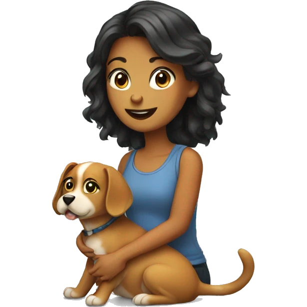 Kat with dog emoji