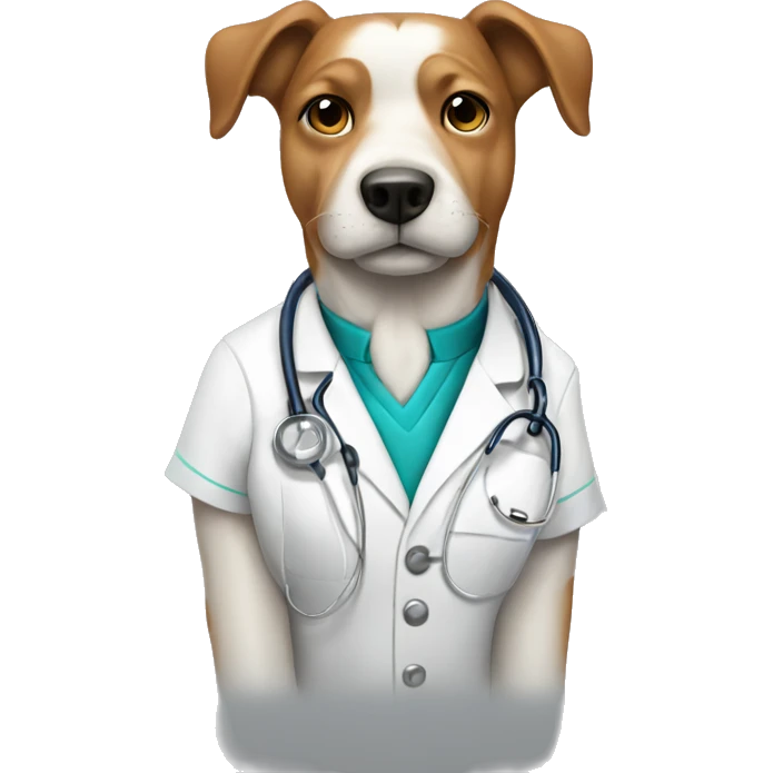 Dog doctor  emoji