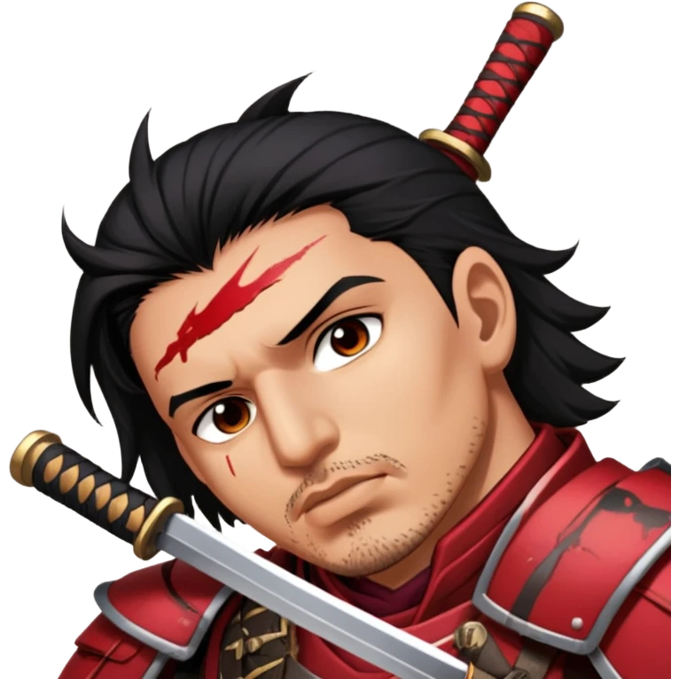 Battle-Ready Samurai emoji