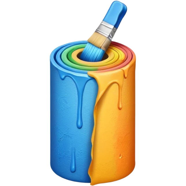 theme paint roll emoji