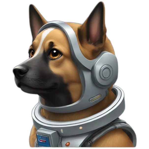space-dog emoji