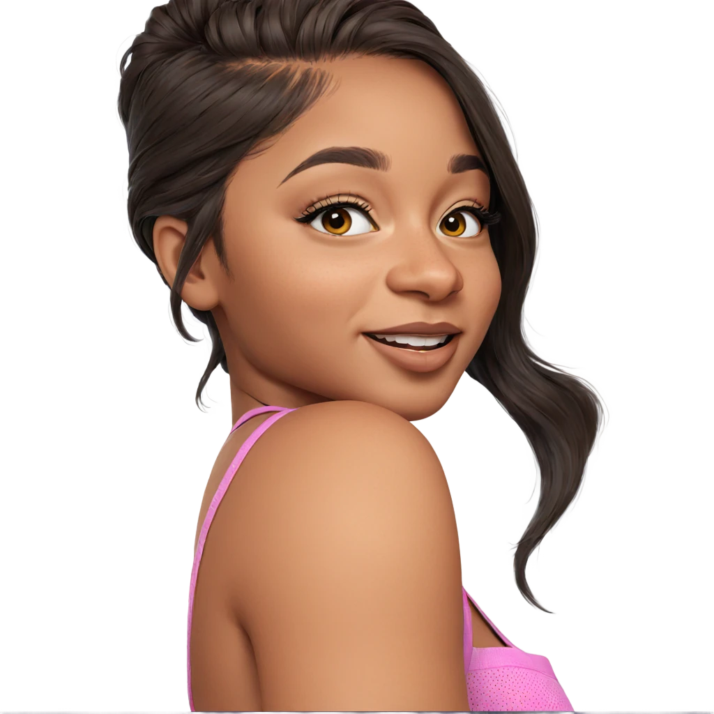 realistic portrait of girl emoji