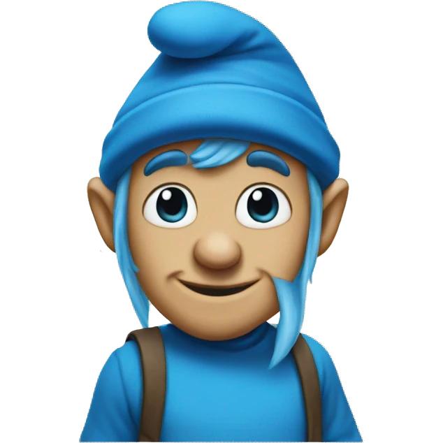 Smurf  emoji