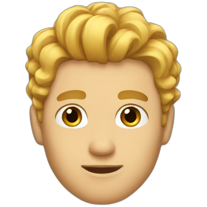 man hairstyle emoji