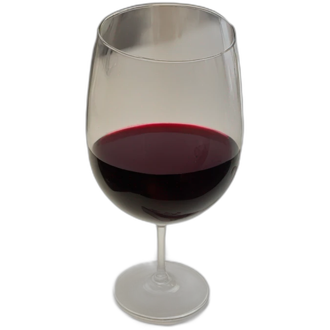wine in a plasti transparent glass emoji