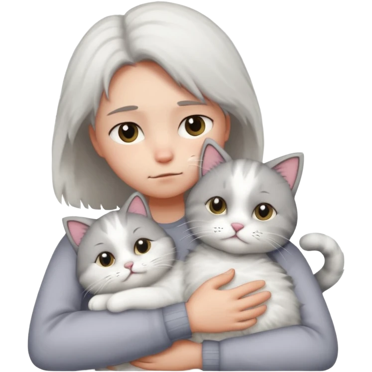 Sending love to someone who lost a cat emoji