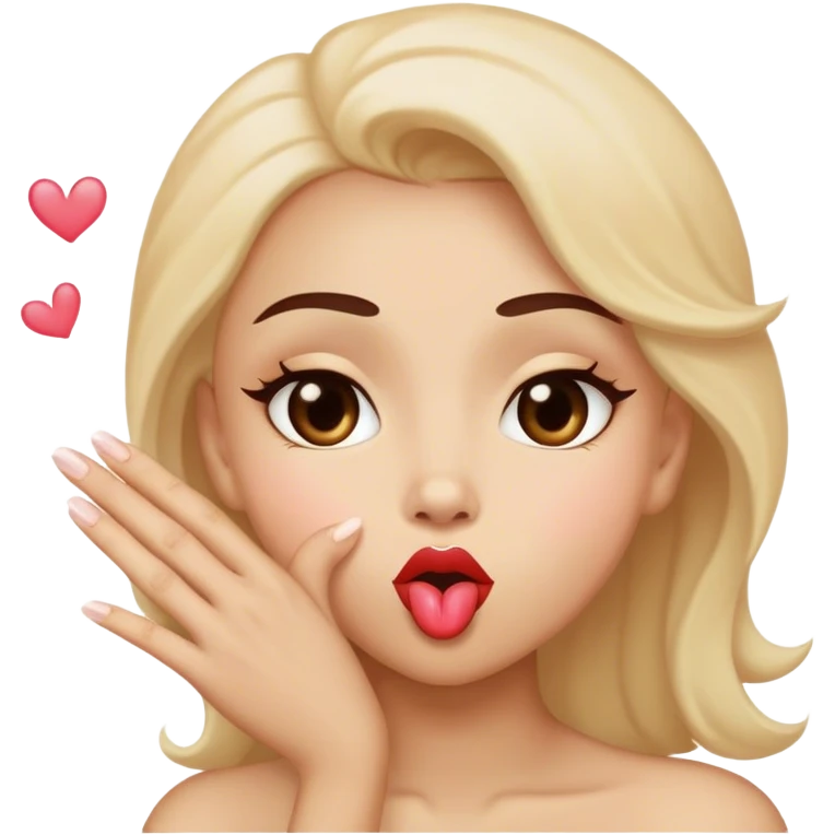 Blowing kiss emoji