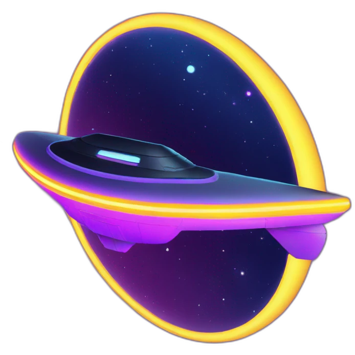 starship neon emoji