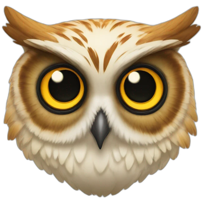 hibou gros emoji