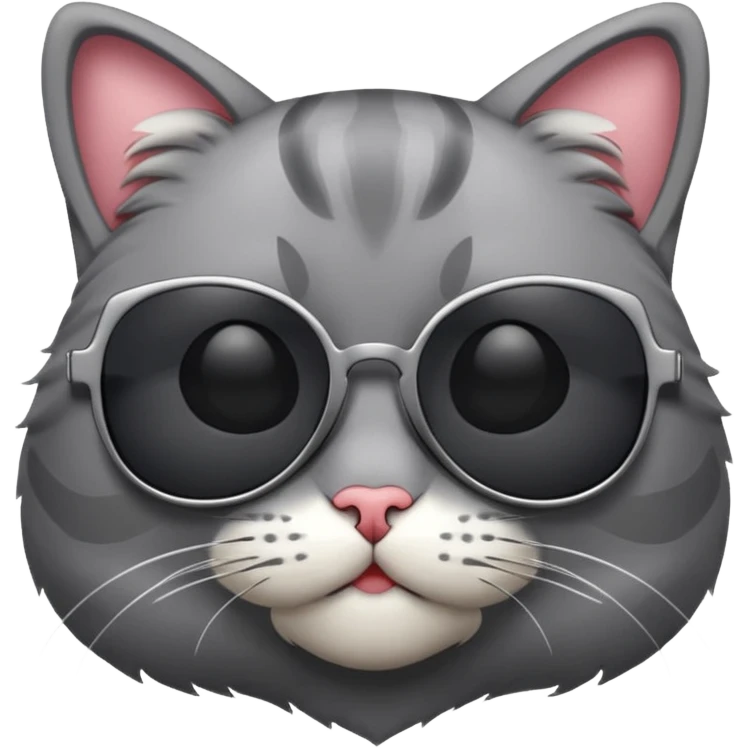 Cat wearing sunglasses emoji