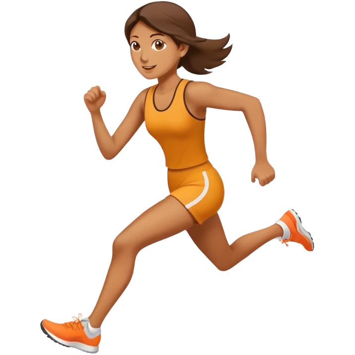 woman running emoji