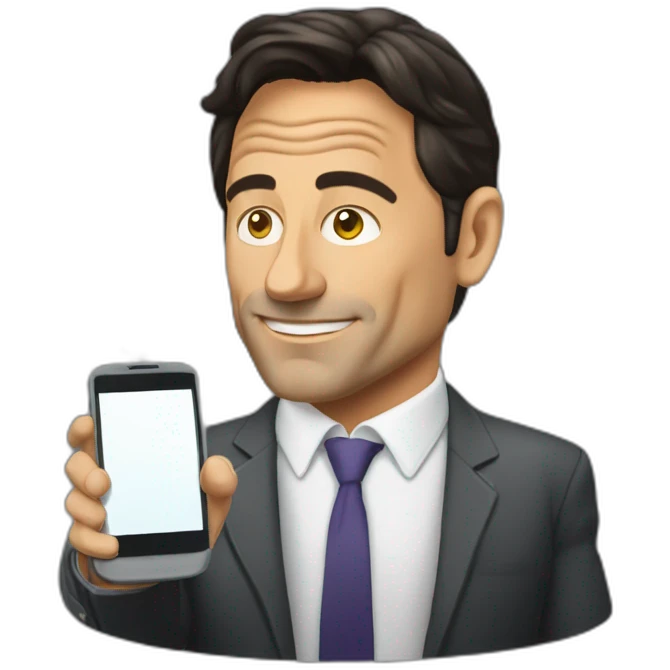 Jordan belfort au téléphone emoji
