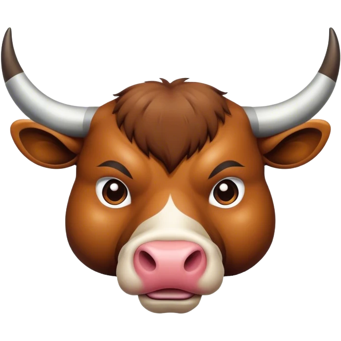 bull from top view emoji