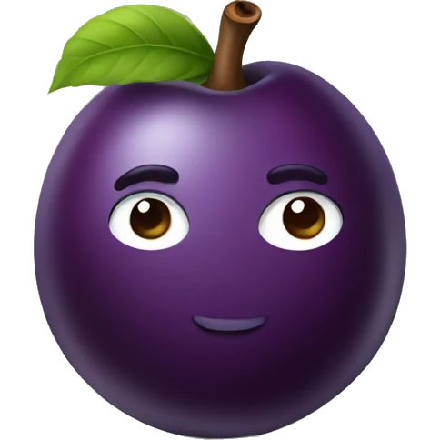 plum  emoji