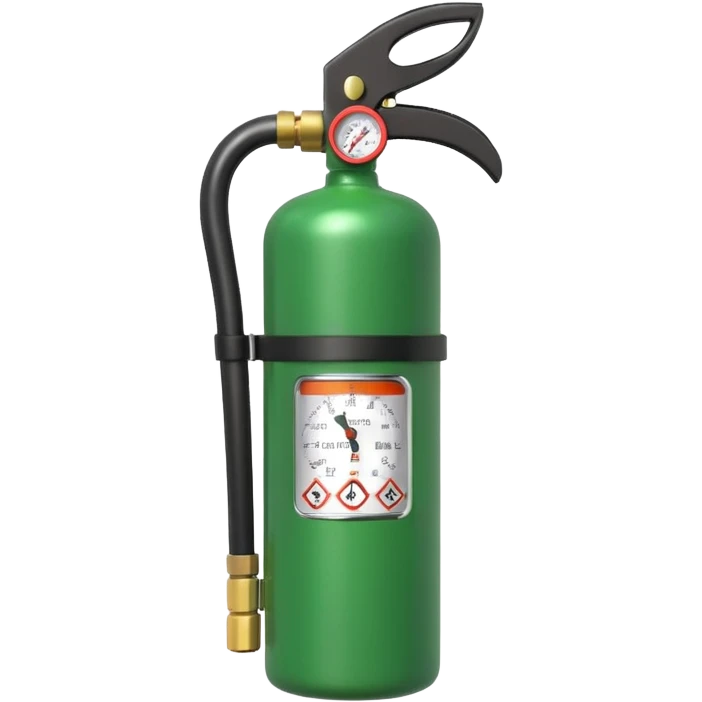 green fire extinguisher  emoji