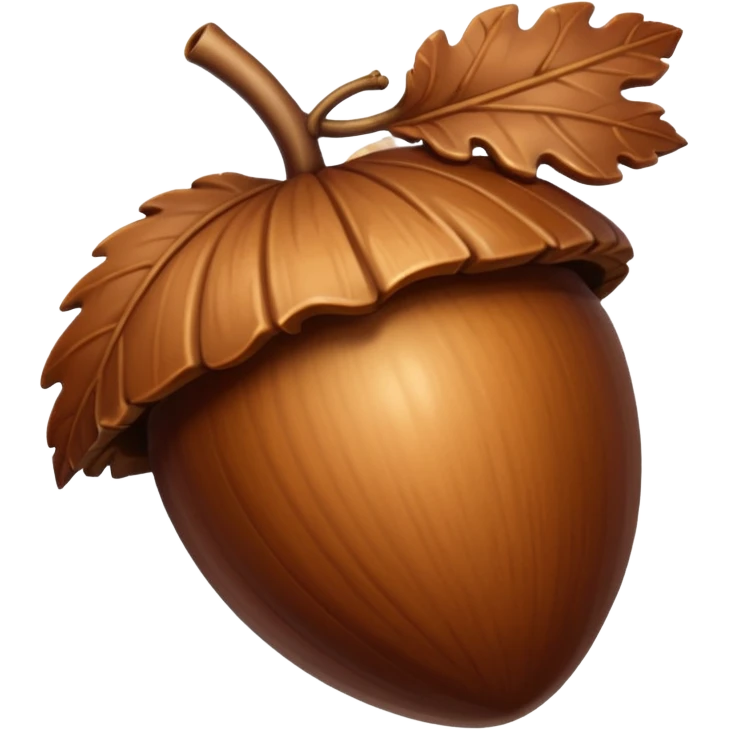 acorn emoji without human face emoji
