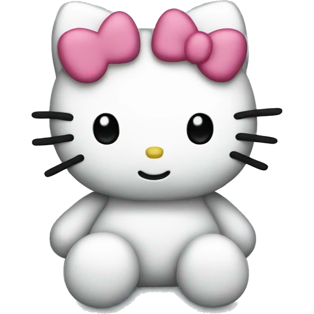 Hello kitty plushie emoji