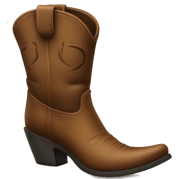 Cow girl boots emoji