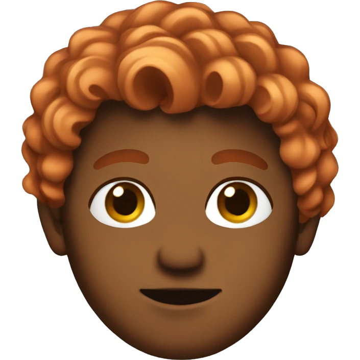 copper hair  emoji