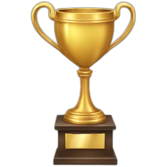 trophy for books emoji