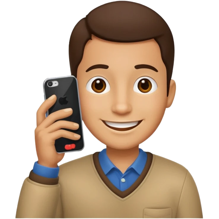 CHICO HABLANDO POR CELULAR emoji