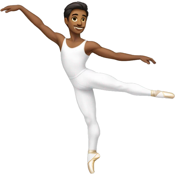 bailarin de Ballet  hombre  emoji
