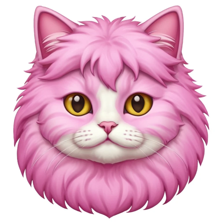 Cat pink emoji