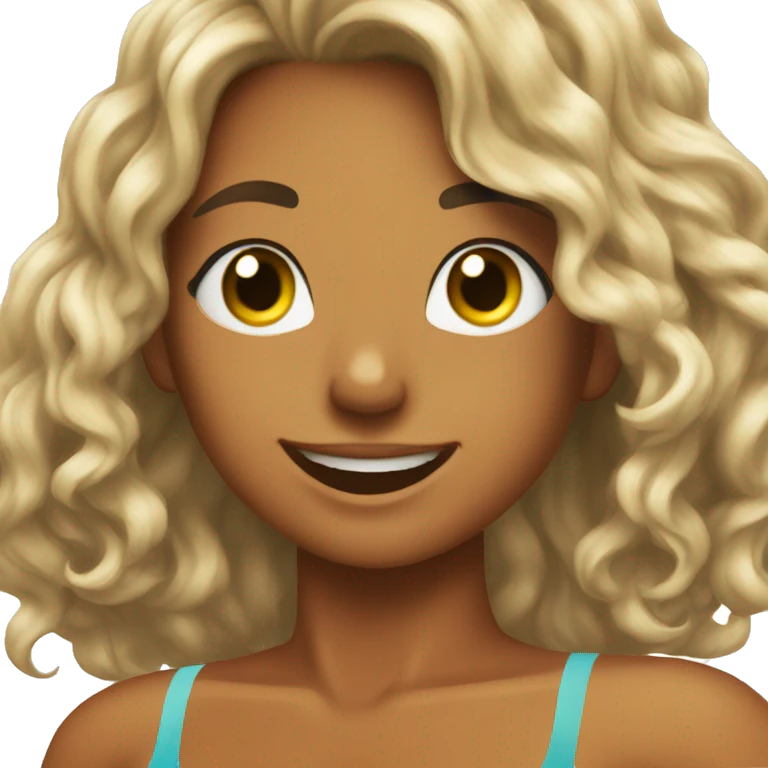 Bikini Tan lines happy emoji