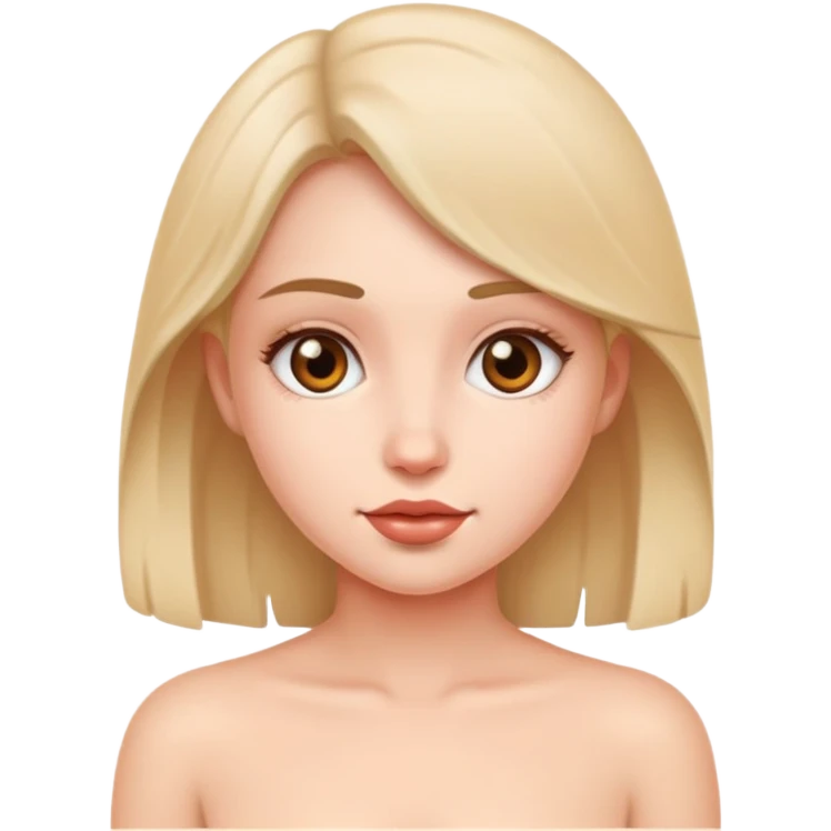 Girl without clothes  emoji