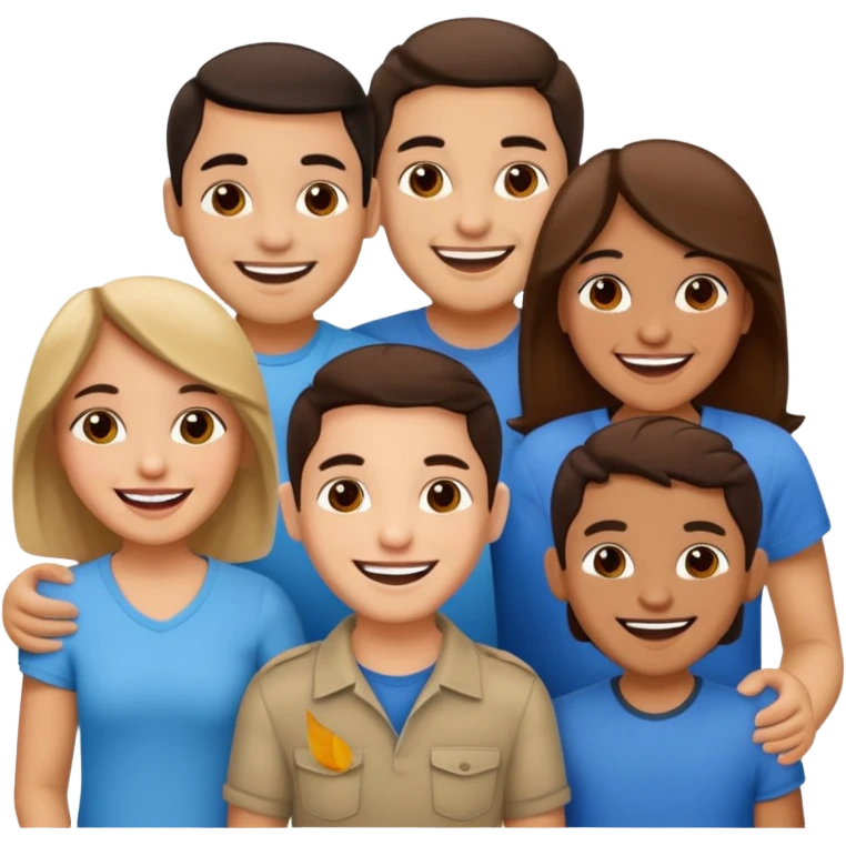 amigos puerto riqueños fuera del campus emoji