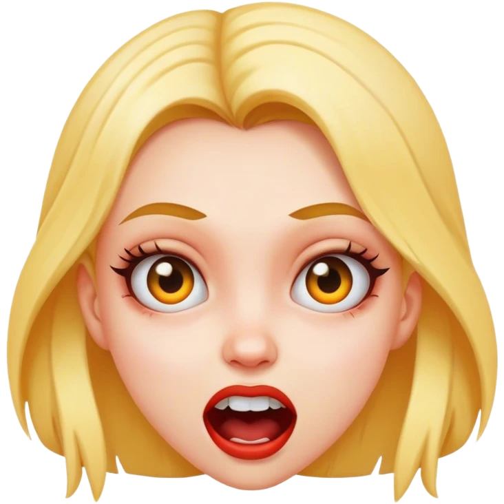 Crazy girl emoji