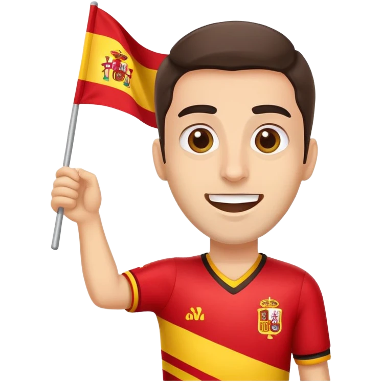 Spanish fan  emoji