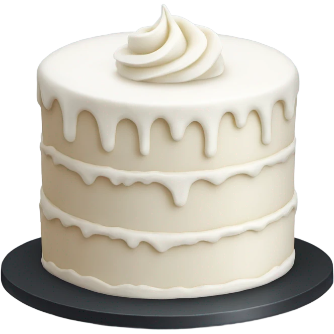 white cake emoji