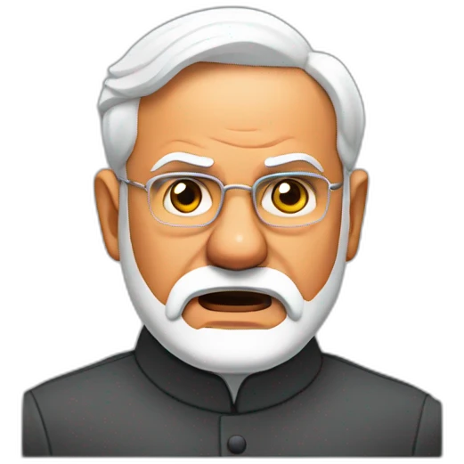 narendra-modi-angry emoji