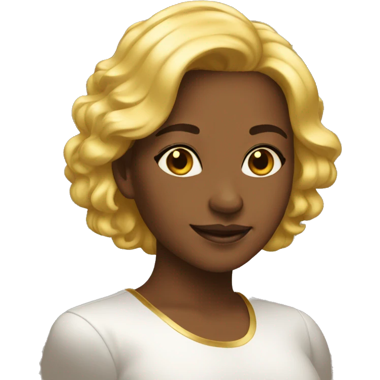 Golden girl emoji
