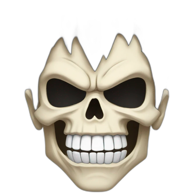 Skull Goku emoji