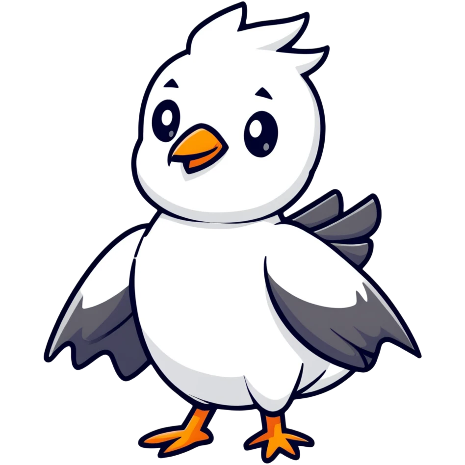 white pigeon in Flash superhero suit emoji