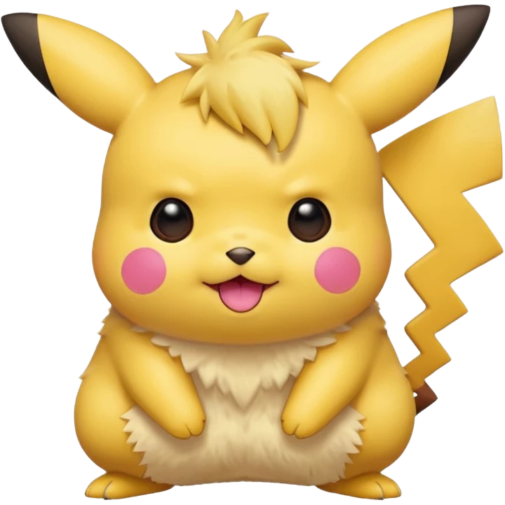 Pikachu snuggly emoji