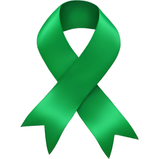 Green ribbon emoji