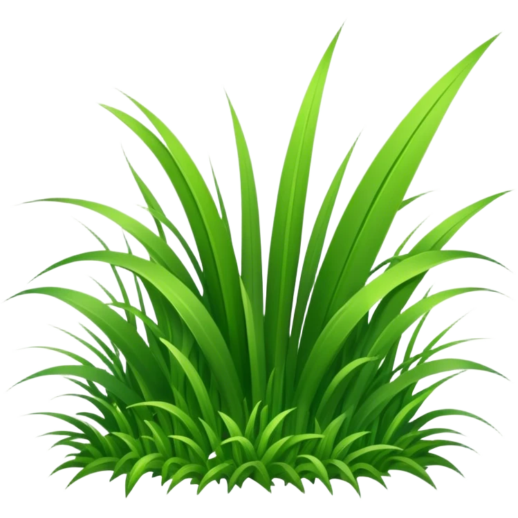 Green grass emoji