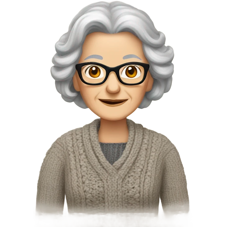 Yanni as a grandma ￼ emoji