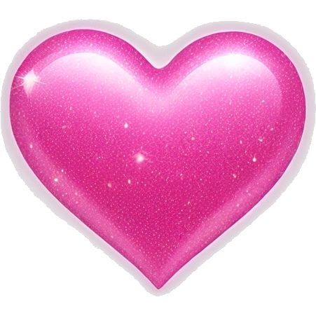 pink heart with sparkle emoji