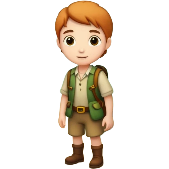 person exploring an enchanted forest emoji