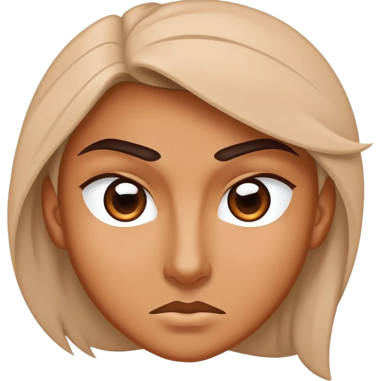 Motivational swoosh logo with determined face emoji