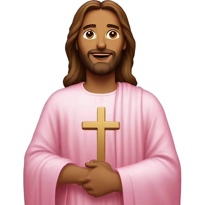 Pink Jesus emoji