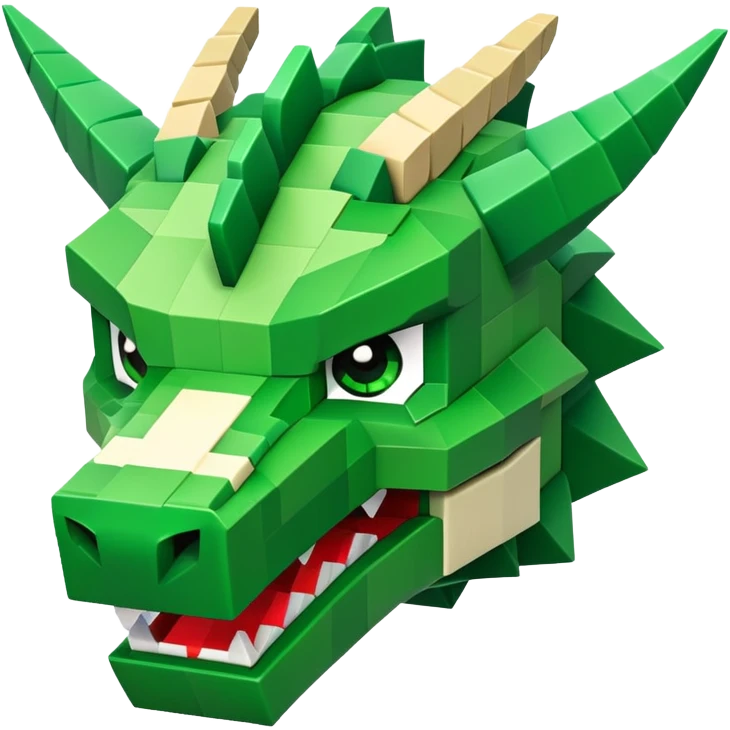 Minecraft dragon head emoji